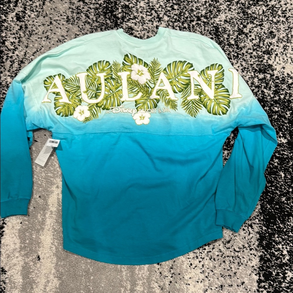 Disney Aulani Blue Gradient Long Sleeve Spirit Jersey